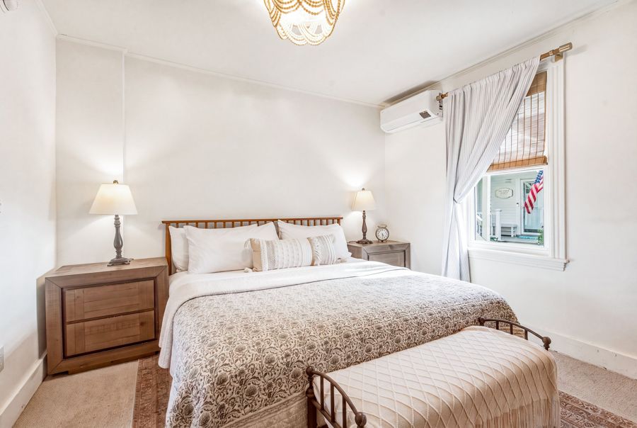 King bed in Room 10