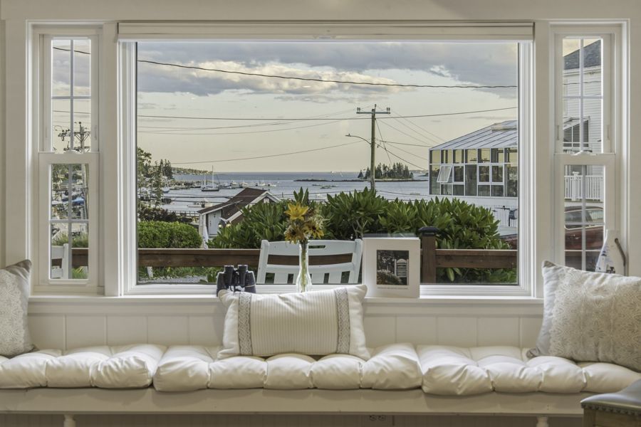 Window seat over the harbor